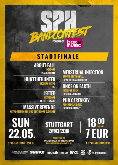 Flyer STADTFINALE - 22.05.2016