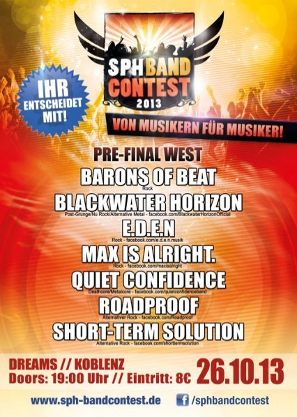 Flyer HALBFINALE - 26.10.2013