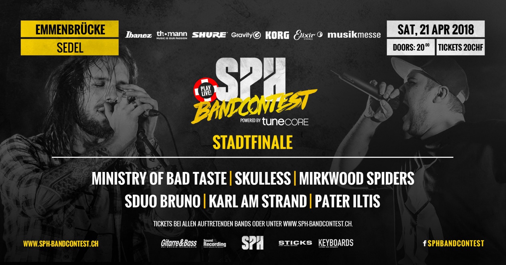 Flyer STADTFINALE - 21.04.2018