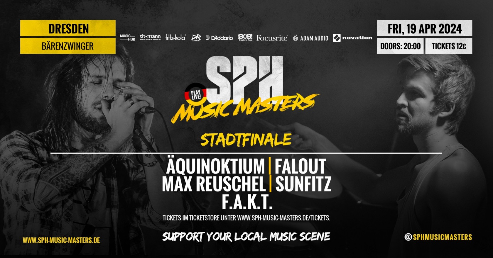Flyer STADTFINALE - 19.04.2024