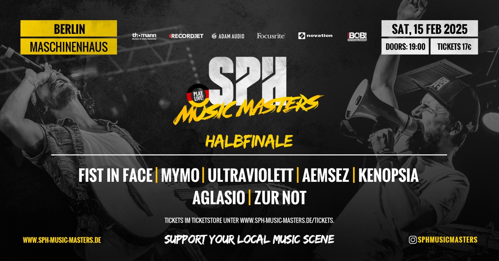 Flyer HALBFINALE - 15.02.2025