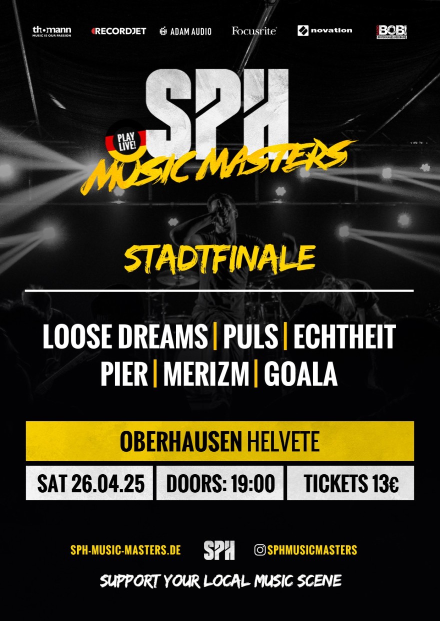 Flyer STADTFINALE - 26.04.2025