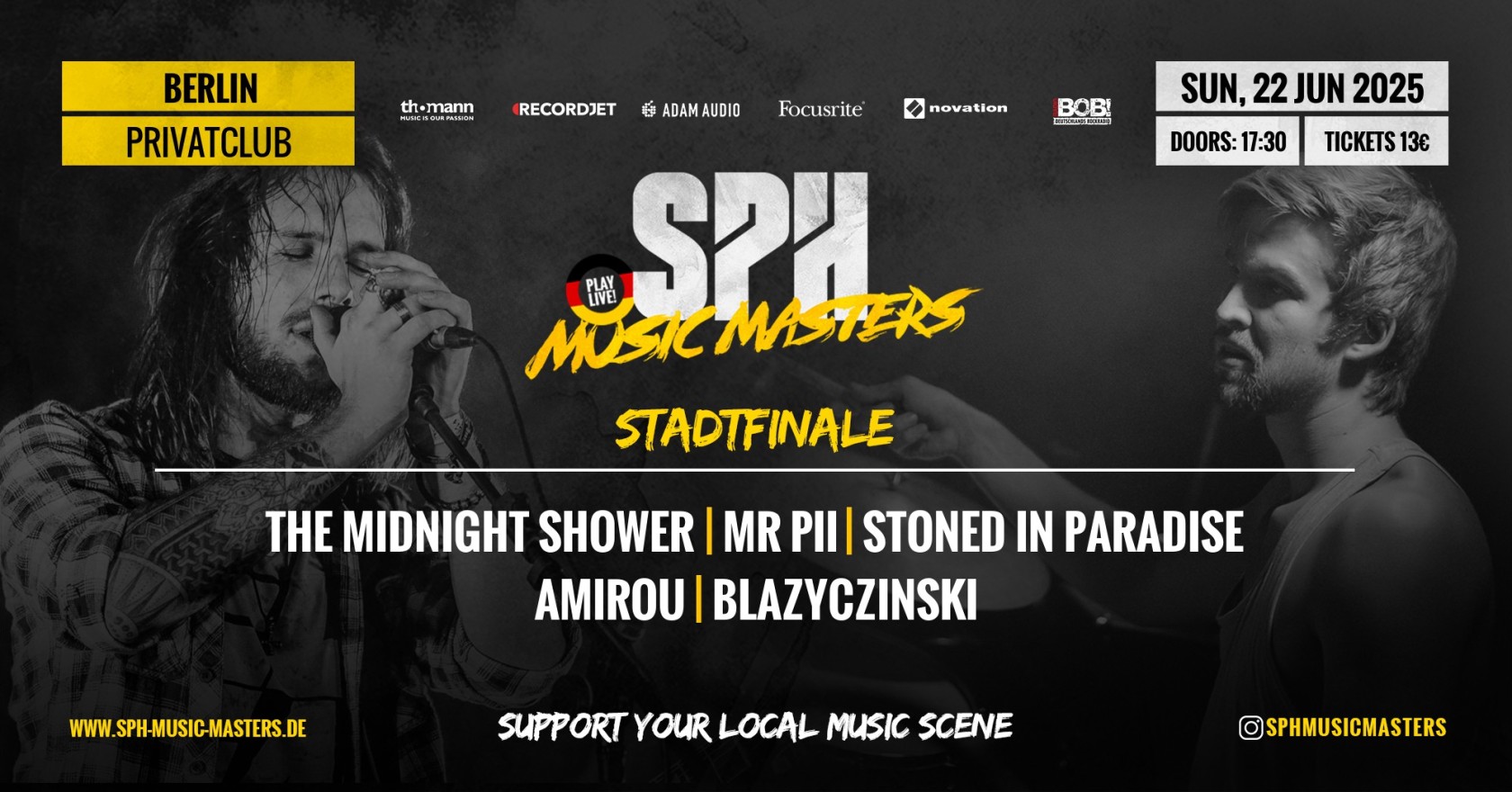 Flyer STADTFINALE - 22.06.2025