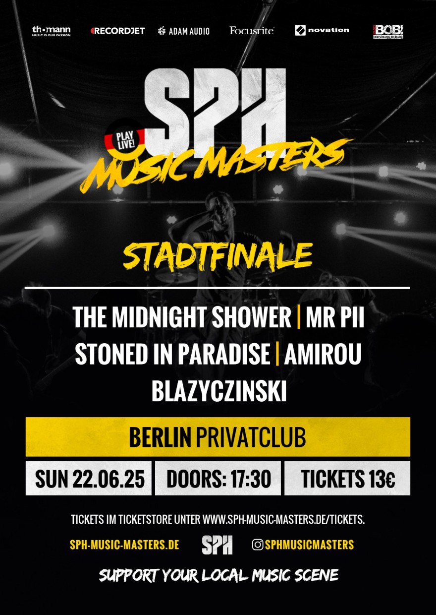 Flyer STADTFINALE - 22.06.2025