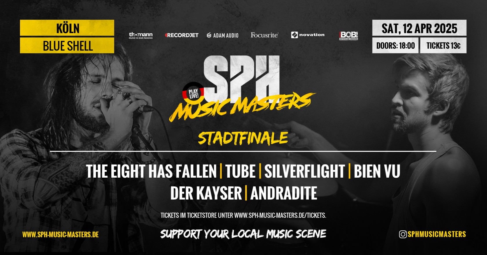 Flyer STADTFINALE - 12.04.2025