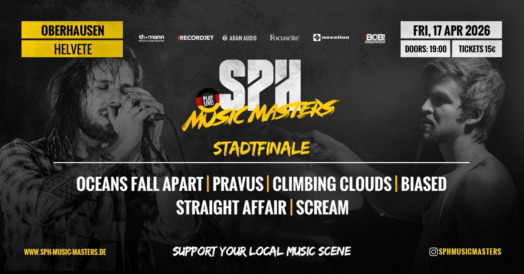 Flyer STADTFINALE - 17.04.2026