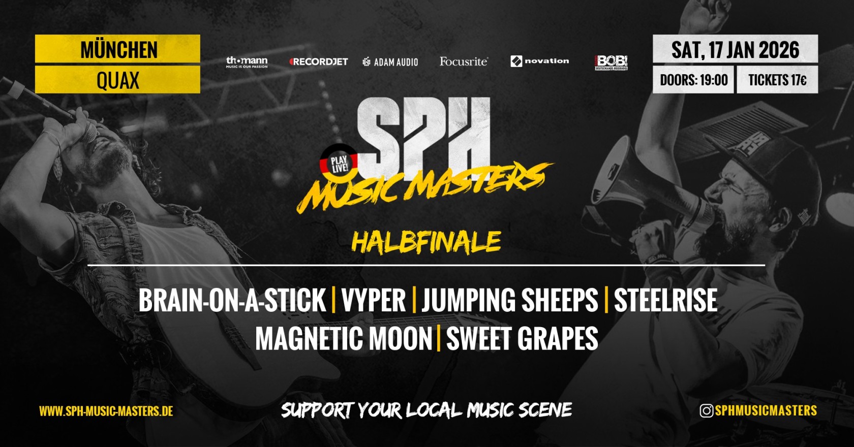 Flyer HALBFINALE - 17.01.2026