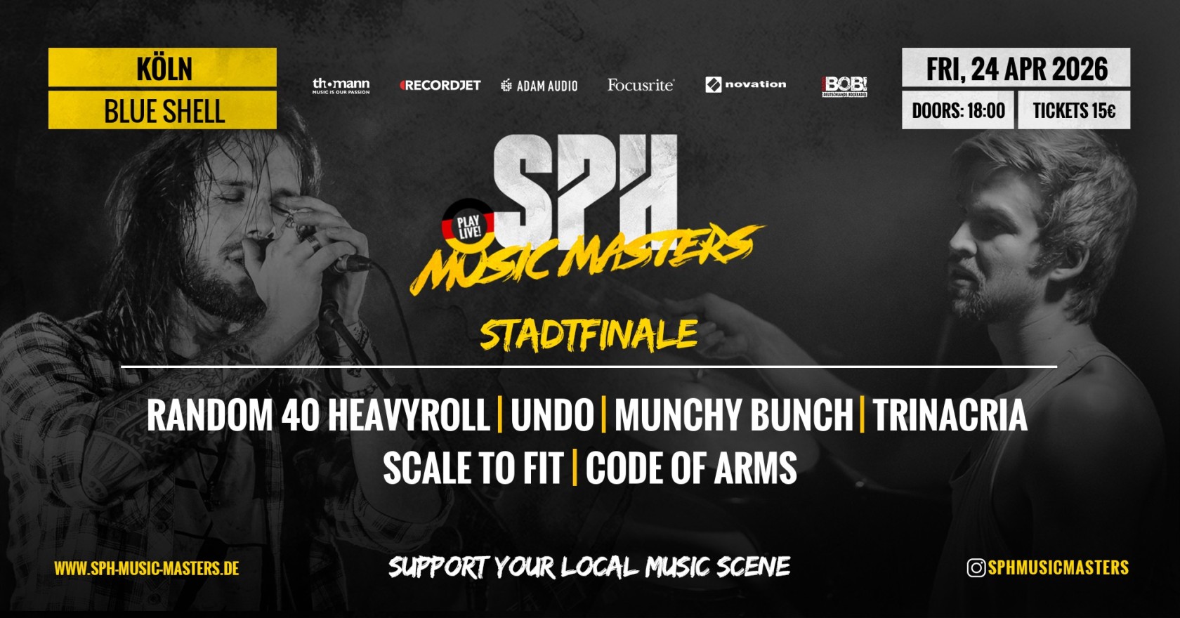 Flyer STADTFINALE - 24.04.2026