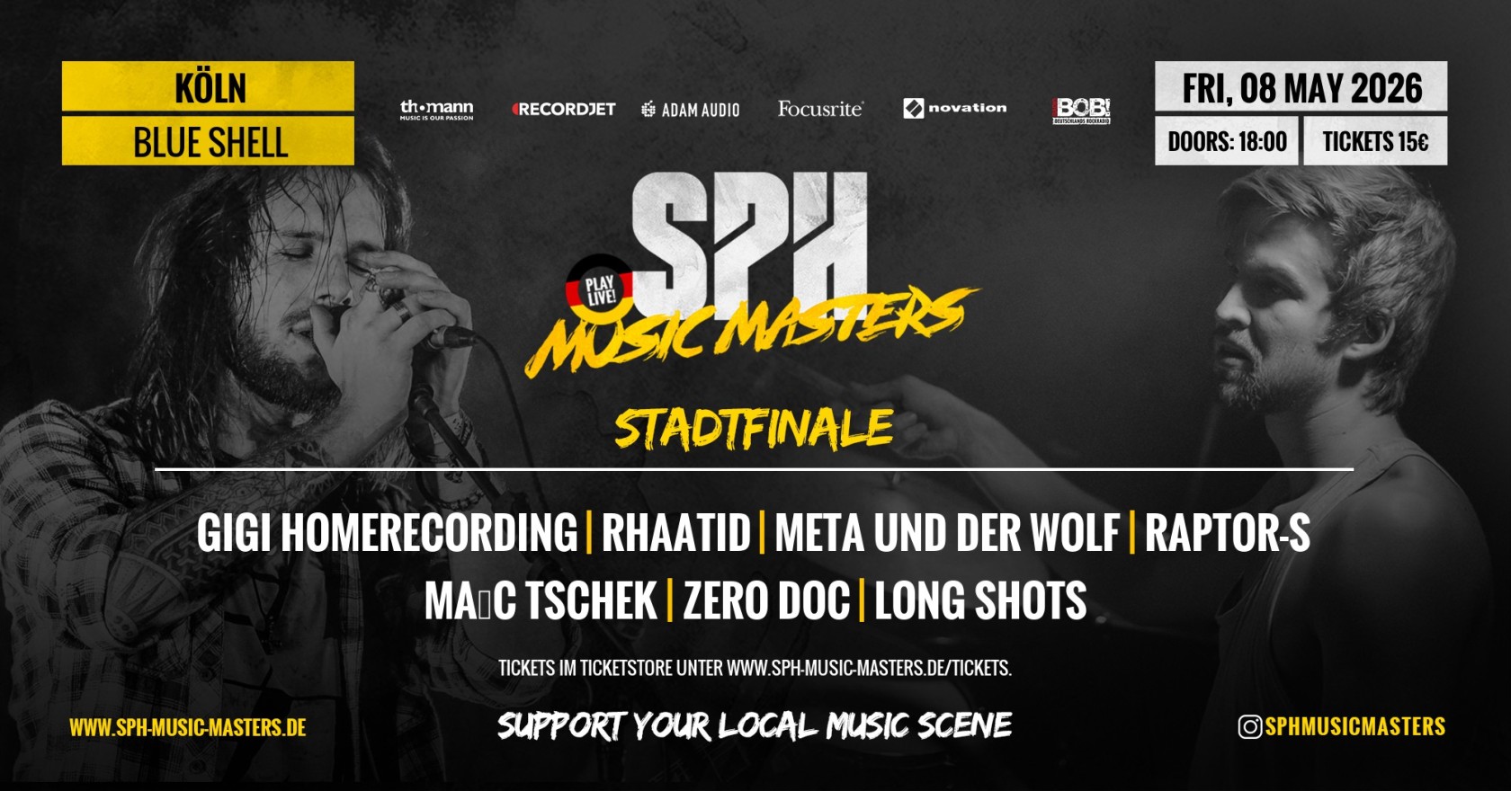 Flyer STADTFINALE - 08.05.2026