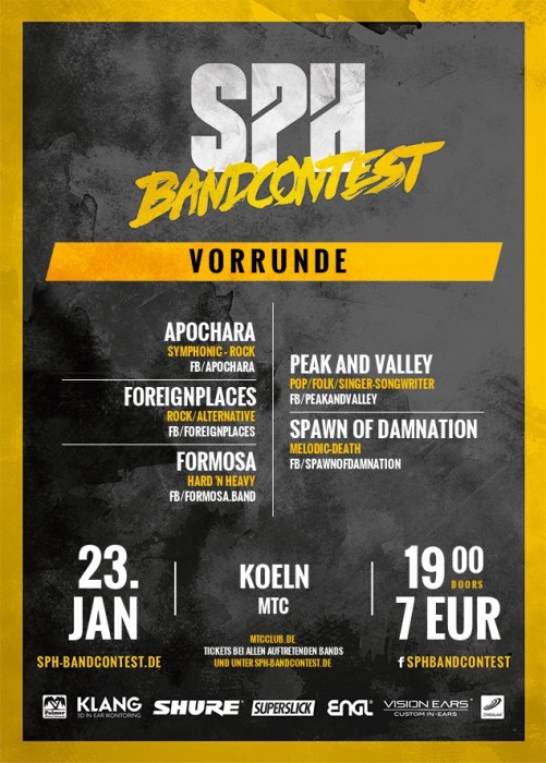 Flyer VORRUNDE - 23.01.2015