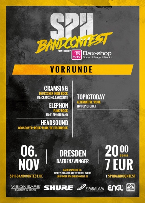 Flyer VORRUNDE - 06.11.2015